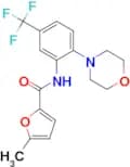 5-Methyl-N-(2-morpholino-5-(trifluoromethyl)phenyl)furan-2-carboxamide