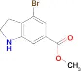 Methyl 4-bromoindoline-6-carboxylate