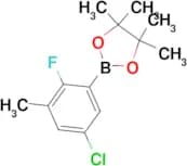 2-(5-Chloro-2-fluoro-3-methylphenyl)-4,4,5,5-tetramethyl-1,3,2-dioxaborolane