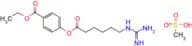 Ethyl 4-((6-guanidinohexanoyl)oxy)benzoate methanesulfonate