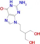 2-Amino-9-(4-hydroxy-3-(hydroxymethyl)butyl)-1H-purin-6(9H)-one