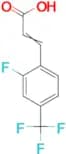 3-(2-Fluoro-4-(trifluoromethyl)phenyl)acrylic acid