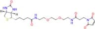 N-(2-(2-(2-(3-(2,5-Dioxo-2,5-dihydro-1H-pyrrol-1-yl)propanamido)ethoxy)ethoxy)ethyl)-5-((3aS,4S,6a…