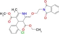 3-ethyl 5-methyl 4-(2-chlorophenyl)-2-{[2-(1,3-dioxo-2,3-dihydro-1H-isoindol-2-yl)ethoxy]methylide…