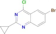 6-Bromo-4-chloro-2-cyclopropylquinazoline