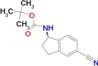 (R)-tert-Butyl (5-cyano-2,3-dihydro-1H-inden-1-yl)carbamate