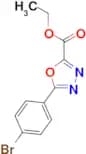 Ethyl 5-(4-bromophenyl)-1,3,4-oxadiazole-2-carboxylate