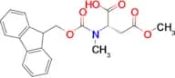 (S)-2-((((9H-Fluoren-9-yl)methoxy)carbonyl)(methyl)amino)-4-methoxy-4-oxobutanoic acid