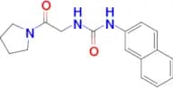 1-(Naphthalen-2-yl)-3-(2-oxo-2-(pyrrolidin-1-yl)ethyl)urea