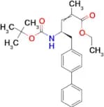 (R)-Ethyl 5-([1,1′-biphenyl]-4-yl)-4-((tert-butoxycarbonyl)amino)-2-methylpent-2-enoate