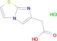 2-{imidazo[2,1-b][1,3]thiazol-6-yl}acetic acid hydrochloride