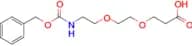 3-[2-[2-(benzyloxycarbonylamino)ethoxy]ethoxy]propanoic acid