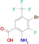 2-amino-4-bromo-3-fluoro-5-(trifluoromethyl)benzoic acid