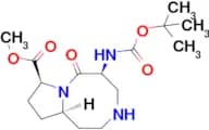 Methyl (5S,8S,10aR)-5-(tert-butoxycarbonylamino)-6-oxo-2,3,4,5,8,9,10,10a-octahydro-1H-pyrrolo[1,2…