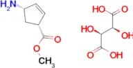 (2S,3S)-2,3-dihydroxybutanedioic acid;methyl (1R,4S)-4-aminocyclopent-2-ene-1-carboxylate