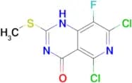 5,7-dichloro-8-fluoro-2-methylsulfanyl-1H-pyrido[4,3-d]pyrimidin-4-one