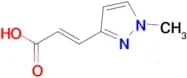 (E)-3-(1-methylpyrazol-3-yl)prop-2-enoic acid