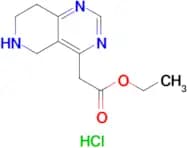 Ethyl 2-(5,6,7,8-tetrahydropyrido[4,3-d]pyrimidin-4-yl)acetate hydrochloride