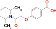 4-(2-(2,6-Dimethylpiperidin-1-yl)-2-oxoethoxy)benzoic acid