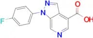 1-(4-FLUOROPHENYL)-1H-PYRAZOLO[3,4-C]PYRIDINE-4-CARBOXYLIC ACID