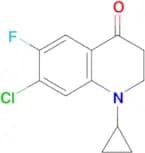 7-Chloro-1-cyclopropyl-6-fluoro-2,3-dihydro-4(1H)-quinolinone