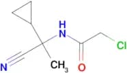 2-chloro-N-(1-cyano-1-cyclopropylethyl)acetamide