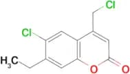 6-chloro-4-(chloromethyl)-7-ethyl-2H-chromen-2-one