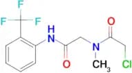 2-chloro-N-methyl-N-(2-oxo-2-{[2-(trifluoromethyl)phenyl]amino}ethyl)acetamide