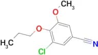 3-chloro-5-methoxy-4-propoxybenzonitrile
