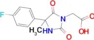 [4-(4-fluorophenyl)-4-methyl-2,5-dioxoimidazolidin-1-yl]acetic acid