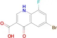 6-bromo-8-fluoro-4-oxo-1,4-dihydroquinoline-3-carboxylic acid