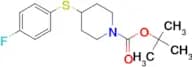 tert-Butyl 4-((4-fluorophenyl)thio)piperidine-1-carboxylate