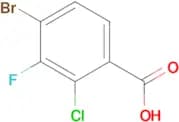 4-Bromo-2-chloro-3-fluorobenzoic acid