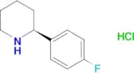 (S)-2-(4-Fluorophenyl)piperidine hydrochloride
