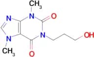 1-(3-Hydroxypropyl)-3,7-dimethyl-2,3,6,7-tetrahydro-1H-purine-2,6-dione