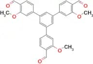 5'-(4-Formyl-3-methoxyphenyl)-3,3''-dimethoxy-[1,1':3',1''-terphenyl]-4,4''-dicarbaldehyde