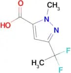 3-(1,1-difluoroethyl)-1-methyl-1H-pyrazole-5-carboxylic acid