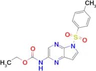 Ethyl (5-tosyl-5H-pyrrolo[2,3-b]pyrazin-2-yl)carbamate
