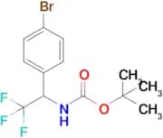 tert-Butyl (1-(4-bromophenyl)-2,2,2-trifluoroethyl)carbamate