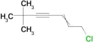 2-Hepten-4-yne, 1-chloro-6,6-dimethyl-