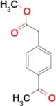 Benzeneacetic acid, 4-acetyl-, methyl ester