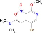 Ethenamine, 2-(5-bromo-2-methoxy-3-nitro-4-pyridinyl)-N,N-dimethyl-