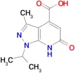 1-ISOPROPYL-3-METHYL-6-OXO-6,7-DIHYDRO-1H-PYRAZOLO[3,4-B]PYRIDINE-4-CARBOXYLIC ACID