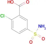 Benzoic acid, 5-(aminosulfonyl)-2-chloro-