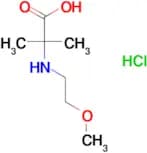 2-[(2-methoxyethyl)amino]-2-methylpropanoic acid hydrochloride