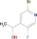 1-(2-bromo-5-fluoropyridin-4-yl)ethan-1-ol
