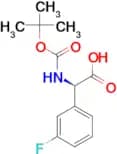 Boc-(R)-2-amino-2-(3-fluorophenyl)acetic acid