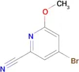 2-Pyridinecarbonitrile, 4-bromo-6-methoxy-