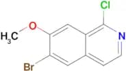 Isoquinoline, 6-bromo-1-chloro-7-methoxy-