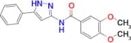 3,4-Dimethoxy-N-(5-phenyl-1H-pyrazol-3-yl)benzamide